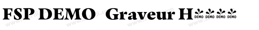 FSP DEMO   Graveur H字体转换